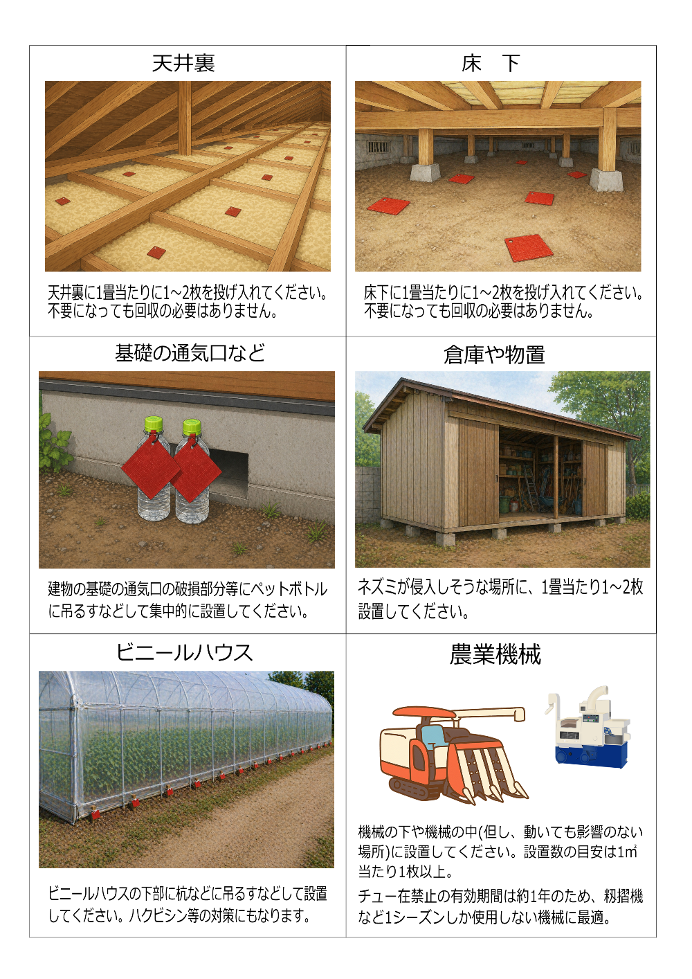 チュー在禁止　使用事例